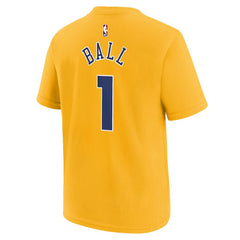 Yellow LaMelo Ball Charlotte Hornets Youth 2025/26 City Edition Name & Number T-Shirt | NBA