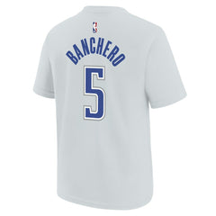 Silver Paolo Banchero Orlando Magic Youth 2025/26 City Edition Name & Number T-Shirt | NBA