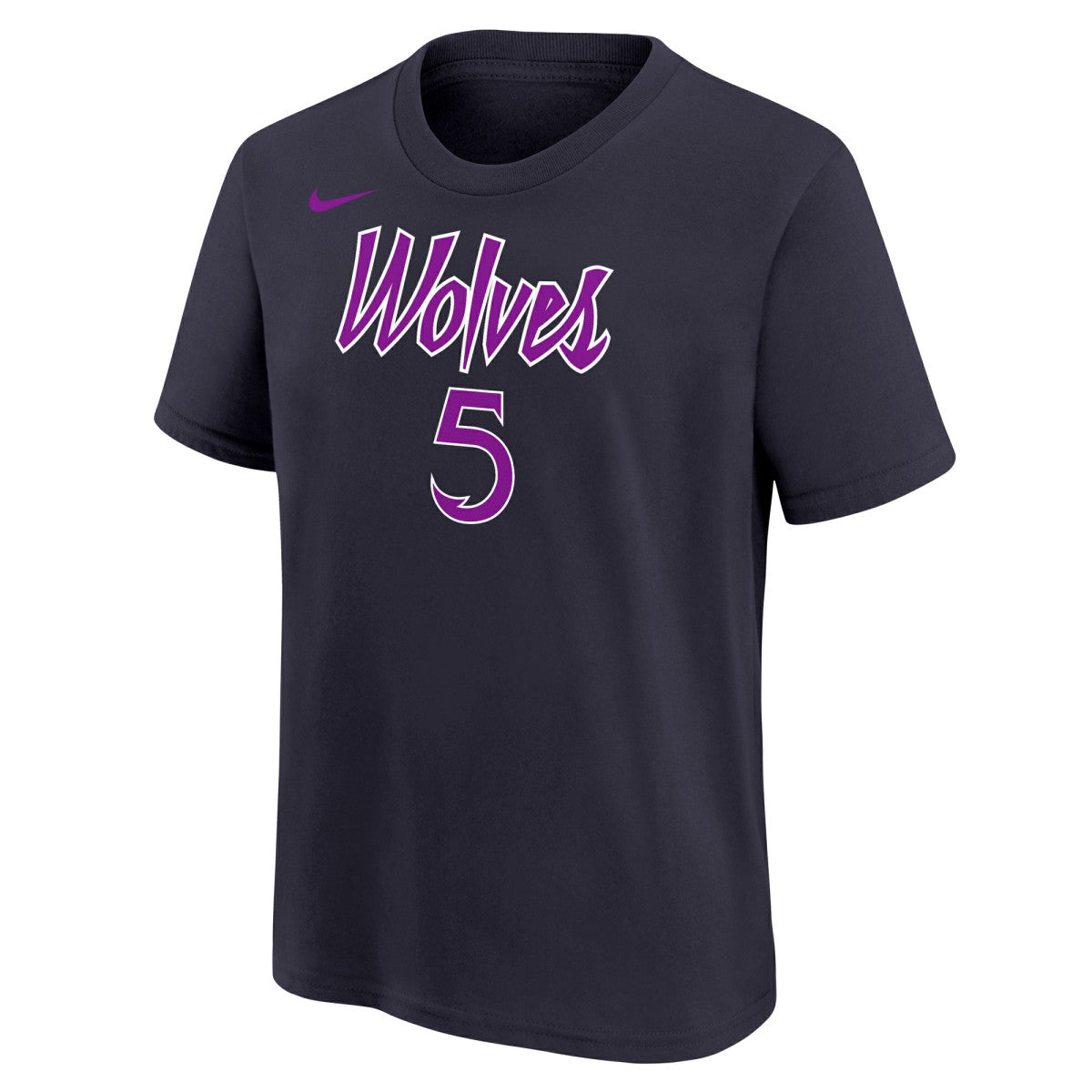 Purple Anthony Edwards Minnesota Timberwolves Youth 2025/26 City Edition Name & Number T-Shirt | NBA