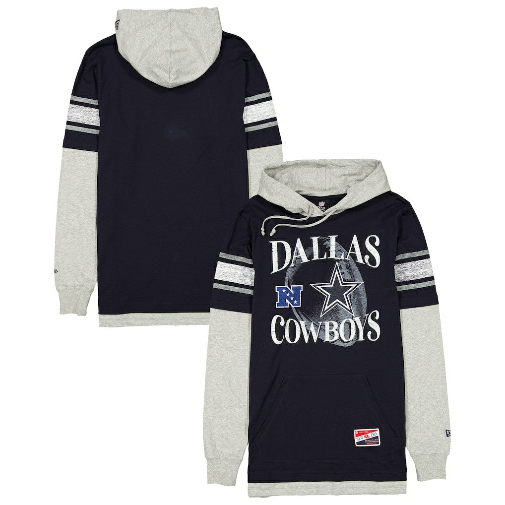 Dallas Cowboys Twofer Layered Long Sleeve Hoodie T-Shirt | NFL US
