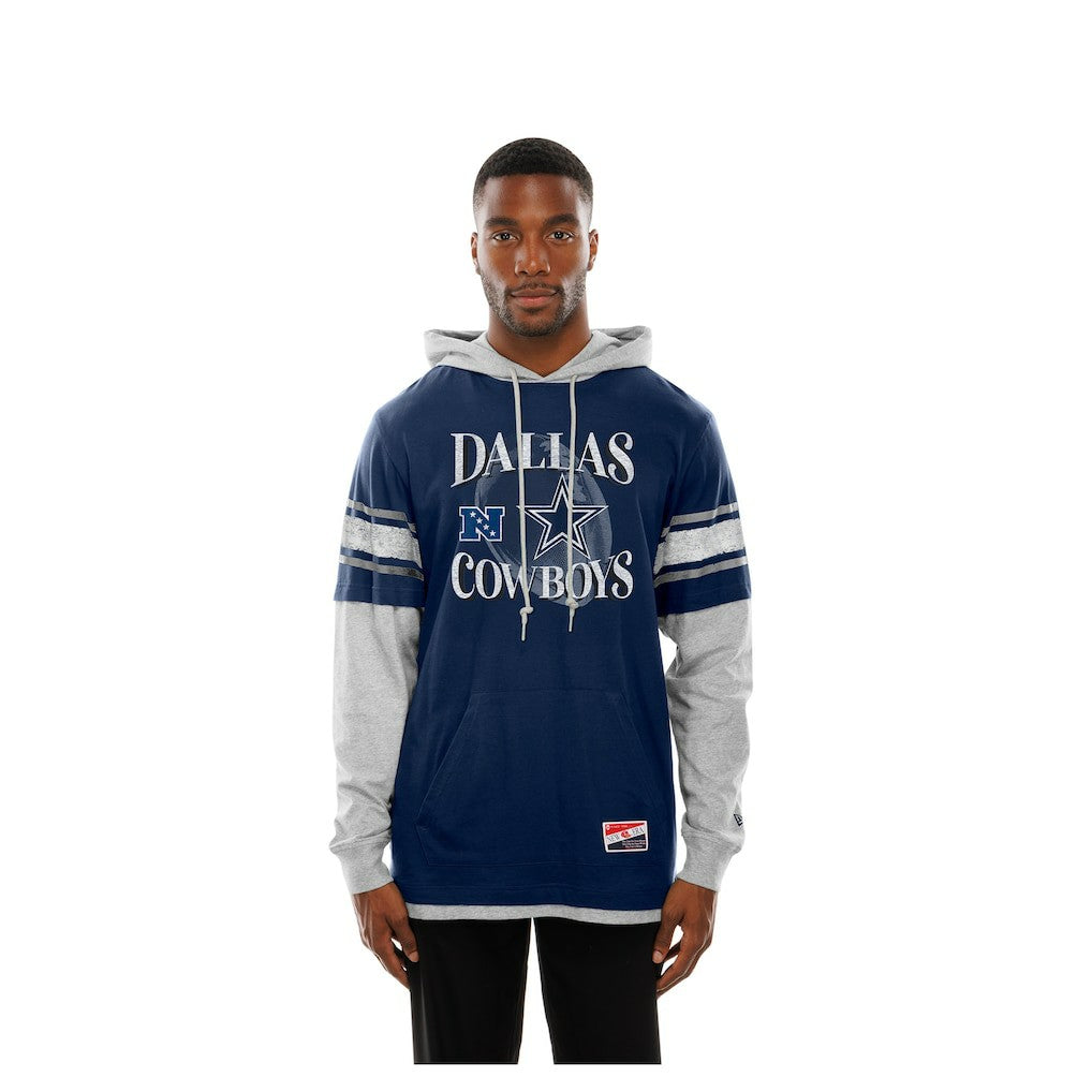 Dallas Cowboys Twofer Layered Long Sleeve Hoodie T-Shirt | NFL US
