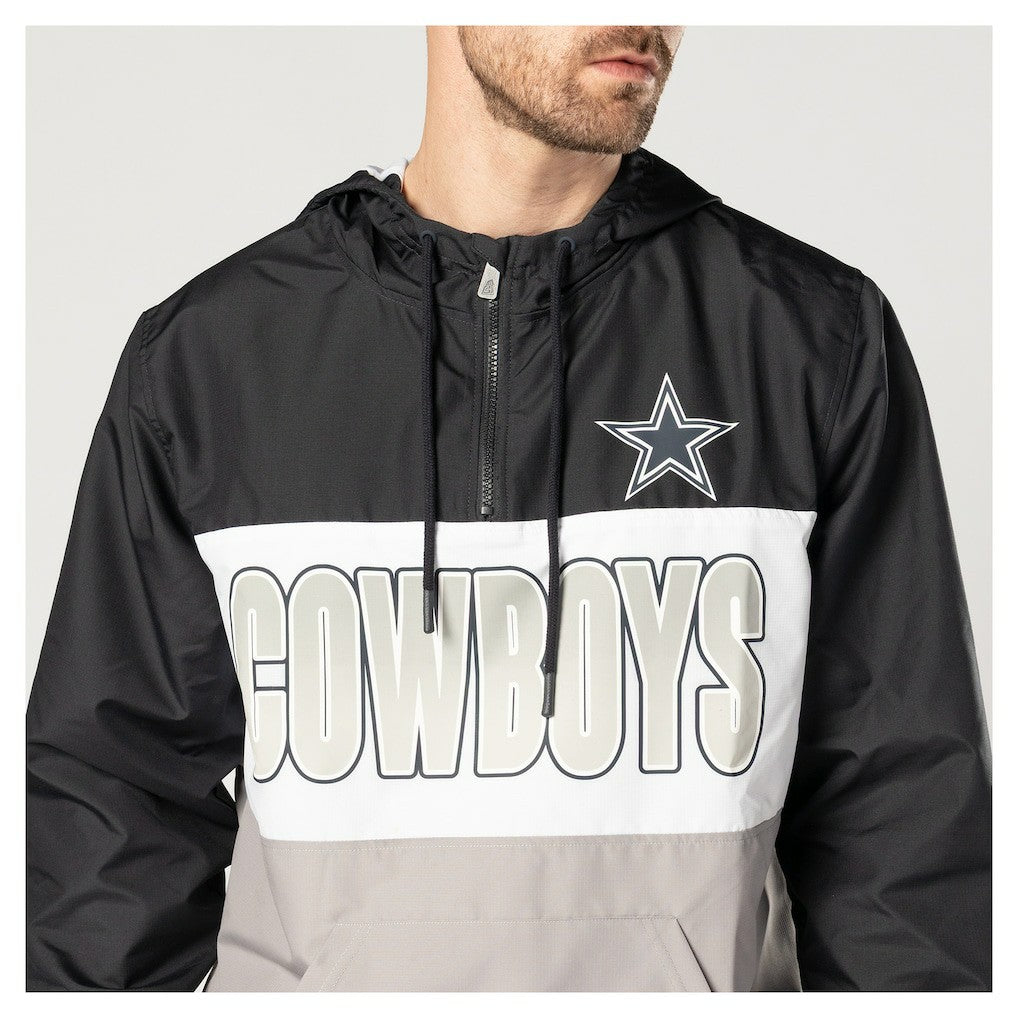 Dallas Cowboys Ripstop Quarter-Zip Hooded Windbreaker | NFL Sale
