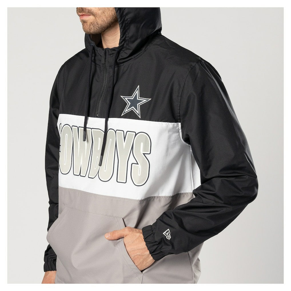 Dallas Cowboys Ripstop Quarter-Zip Hooded Windbreaker | NFL Sale