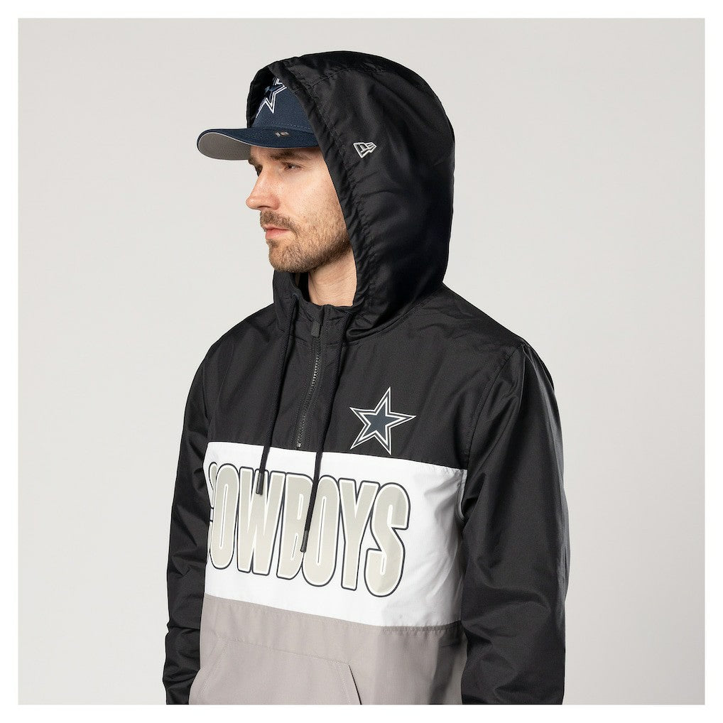 Dallas Cowboys Ripstop Quarter-Zip Hooded Windbreaker | NFL Sale