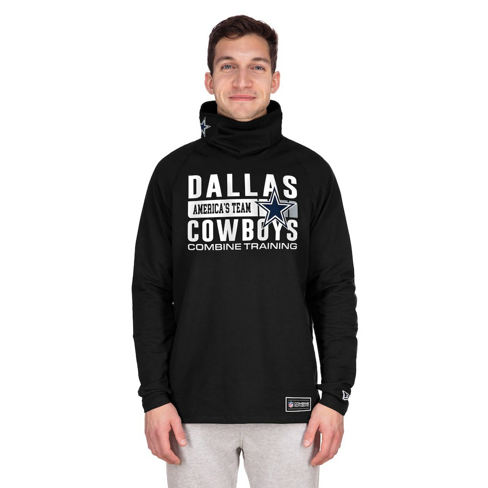Dallas Cowboys Functional Fandom Balaclava Helmet Stripe Tri-Blend Hoodie | NFL Outlet