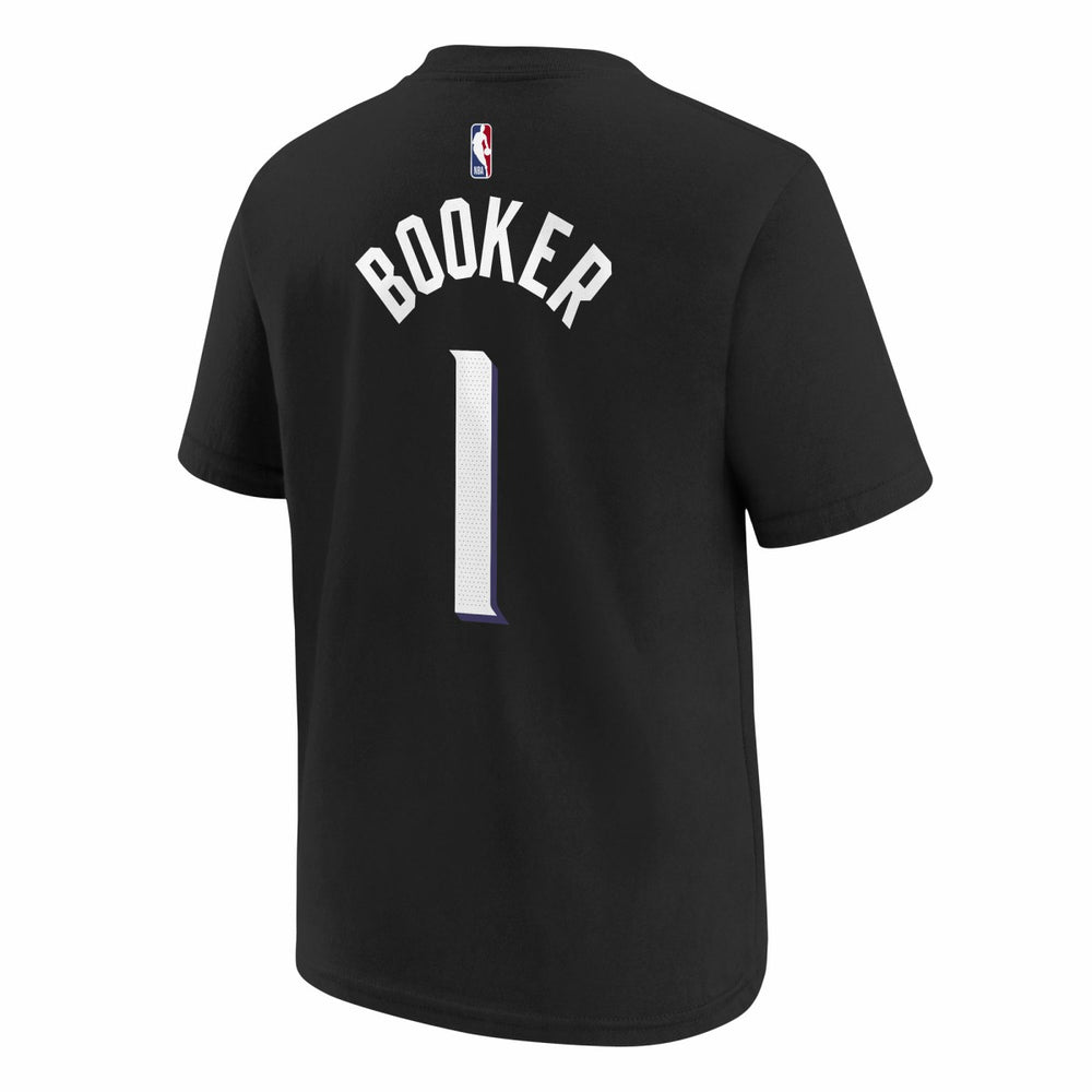 Black Devin Booker Phoenix Suns Jordan Brand Youth Statement Edition Name & Number T-Shirt | NBA