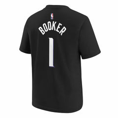 Black Devin Booker Phoenix Suns Jordan Brand Youth Statement Edition Name & Number T-Shirt | NBA