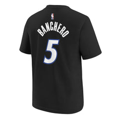 Black Paolo Banchero Orlando Magic Jordan Brand Youth Statement Edition Name & Number T-Shirt | NBA