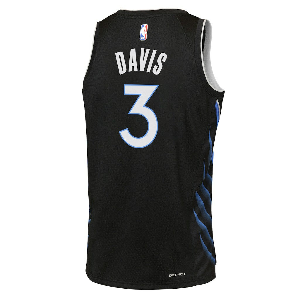 Black Anthony Davis Dallas Mavericks Youth 2025/26 City Edition Swingman Jersey sale | NBA