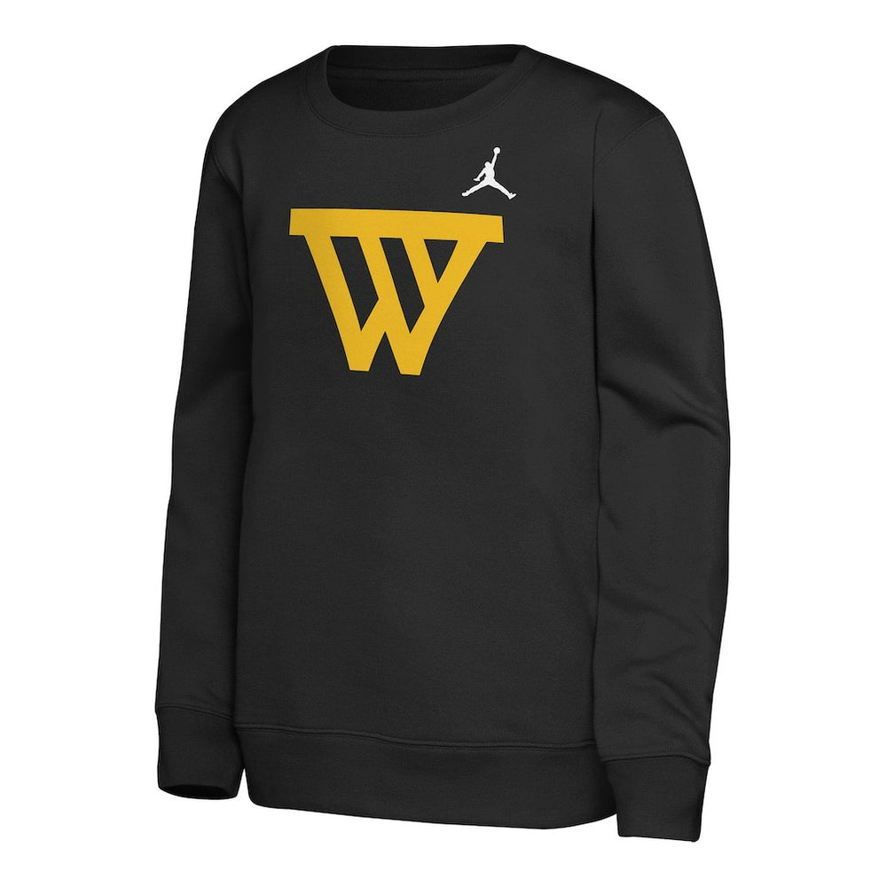 Black Golden State Warriors Jordan Brand Youth Courtside Statement Edition Sweatshirt sale | NBA