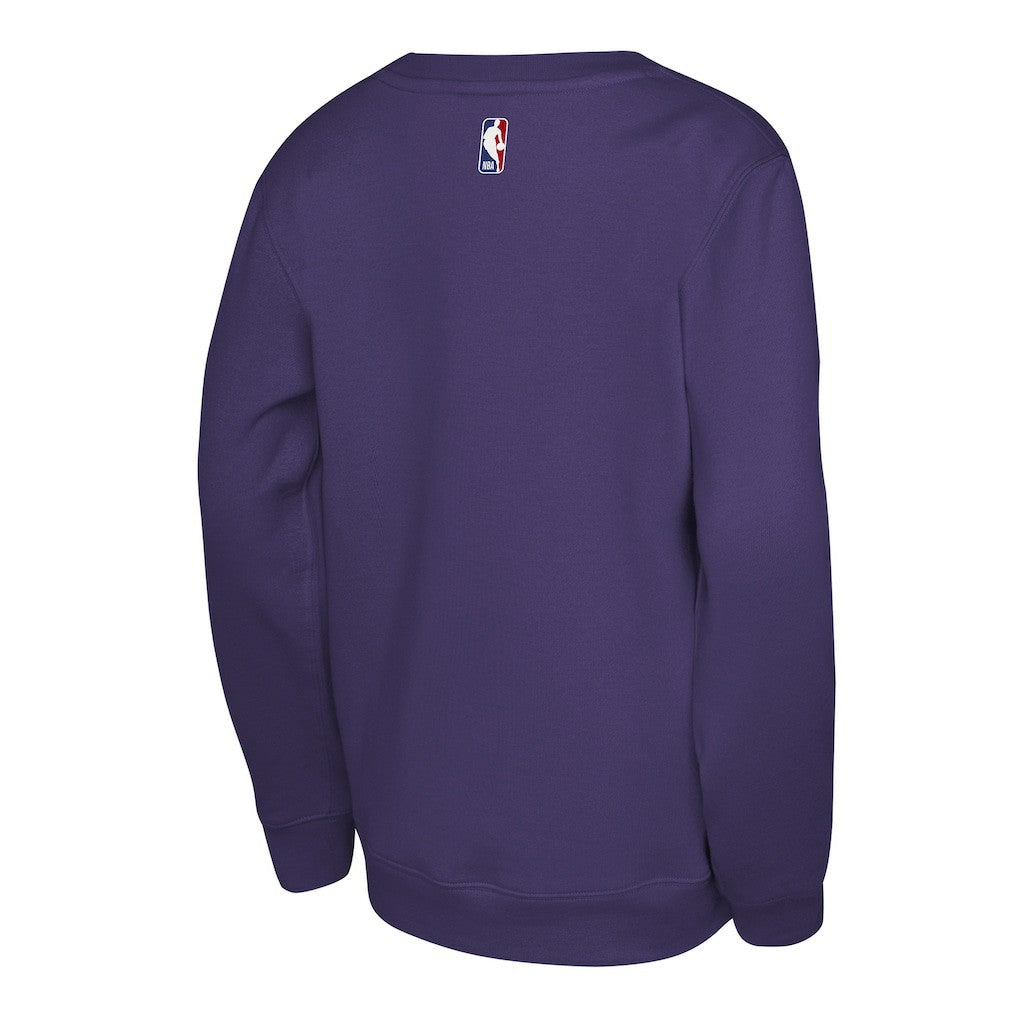 Purple Charlotte Hornets Jordan Brand Youth Courtside Statement Edition Sweatshirt | NBA