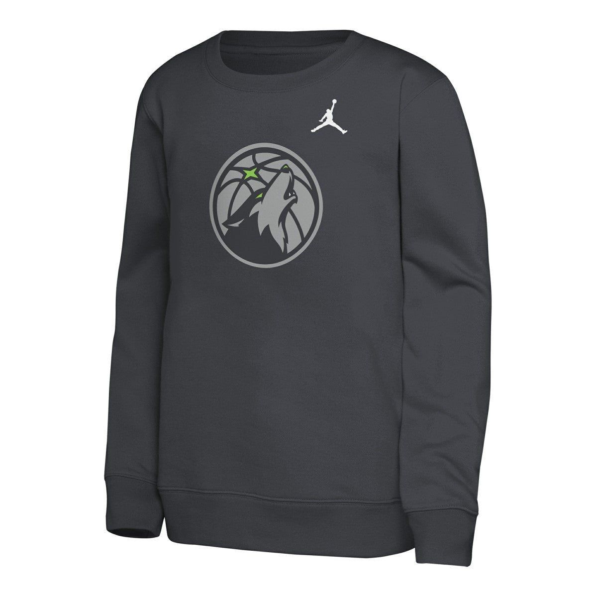Gray Minnesota Timberwolves Jordan Brand Youth Courtside Statement Edition Sweatshirt | NBA