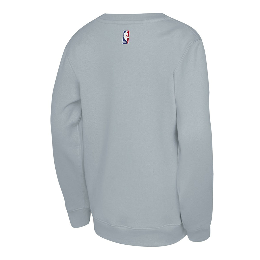 Silver San Antonio Spurs Jordan Brand Youth Courtside Statement Edition Sweatshirt | NBA