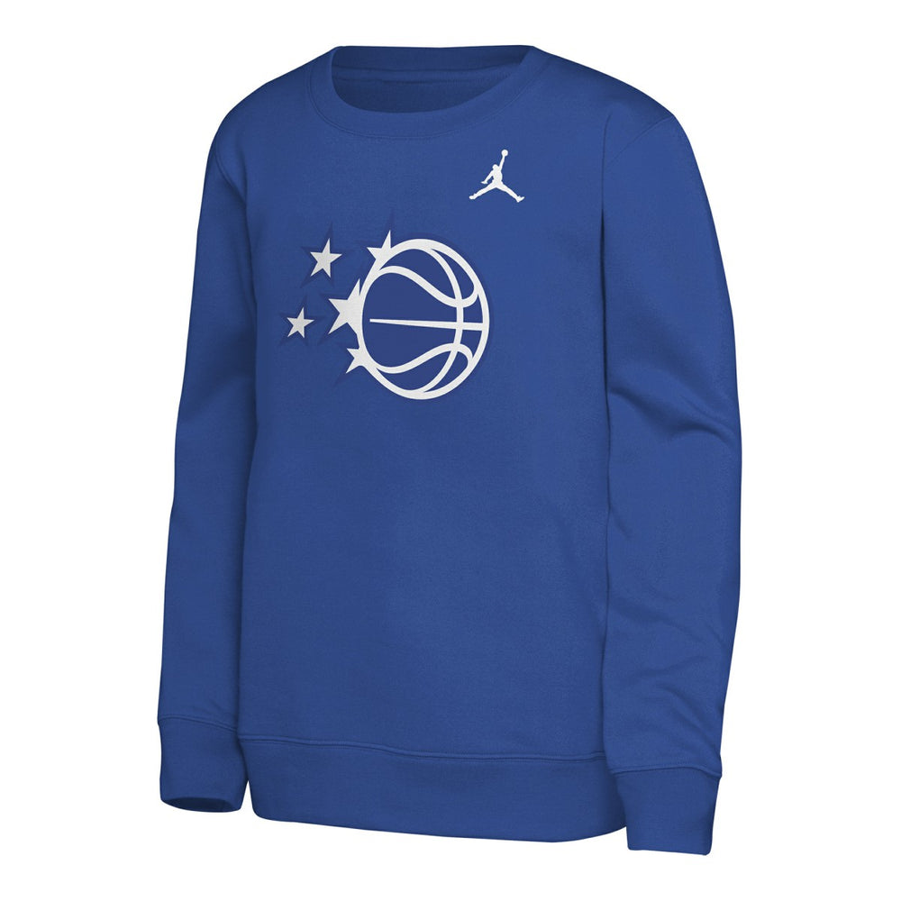 Royal Orlando Magic Jordan Brand Youth Courtside Statement Edition Sweatshirt | NBA