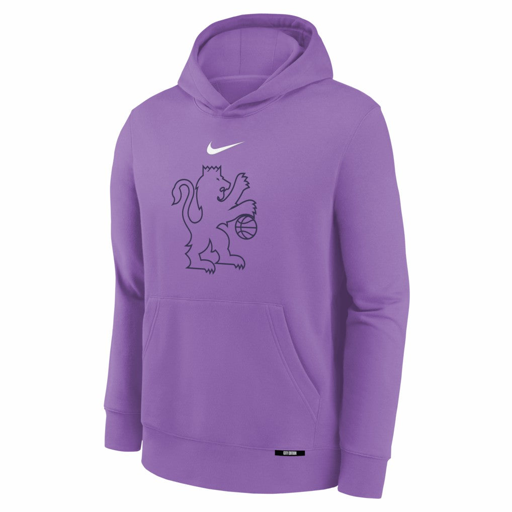 Purple Sacramento Kings Youth 2025/26 City Edition Club Fleece Pullover Hoodie | NBA