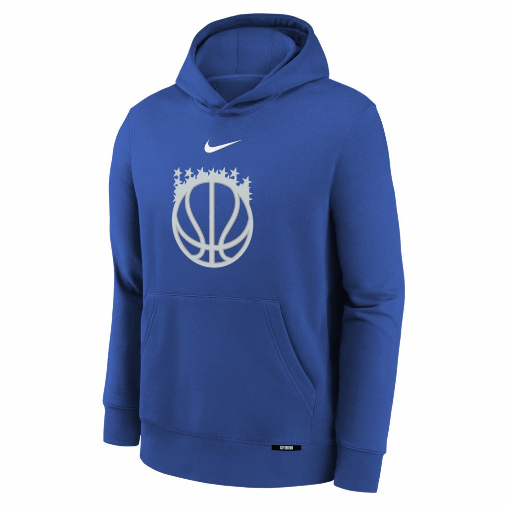 Royal Orlando Magic Youth 2025/26 City Edition Club Fleece Pullover Hoodie | NBA