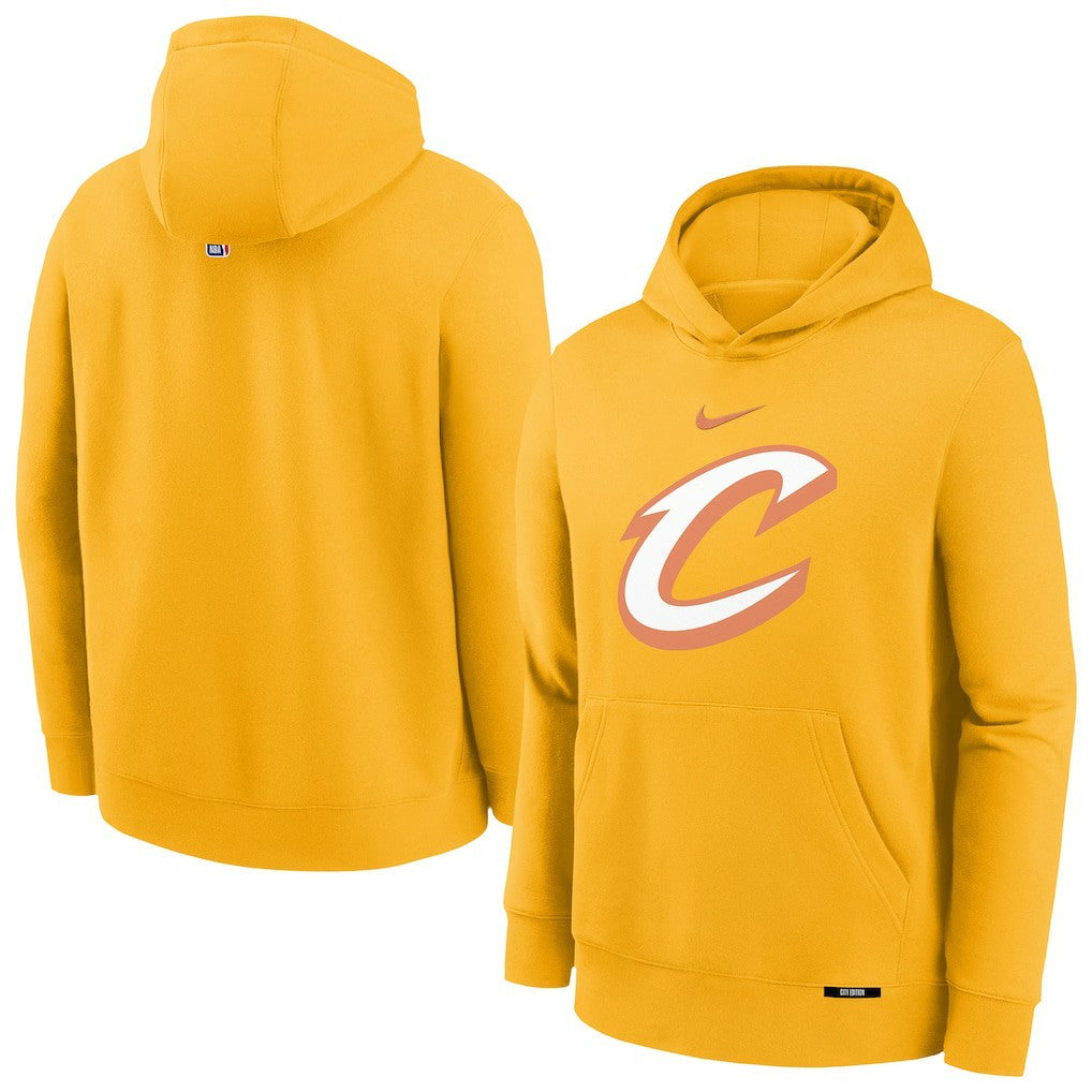 Yellow Cleveland Cavaliers Youth 2025/26 City Edition Club Fleece Pullover Hoodie sale | NBA