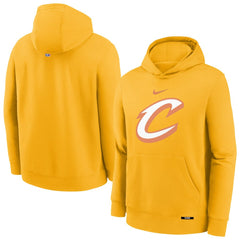 Yellow Cleveland Cavaliers Youth 2025/26 City Edition Club Fleece Pullover Hoodie sale | NBA