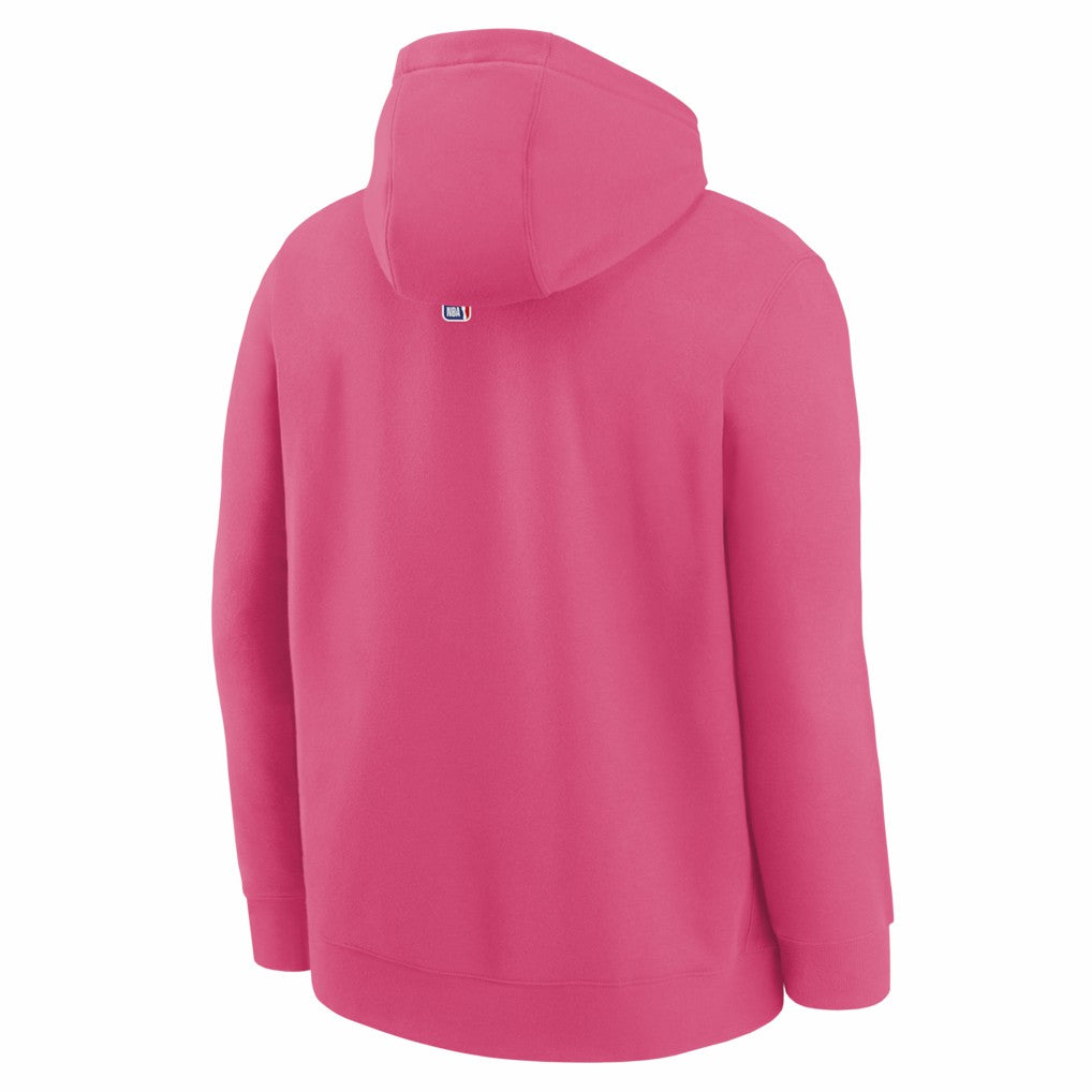 Pink San Antonio Spurs Youth 2025/26 City Edition Club Fleece Pullover Hoodie | NBA