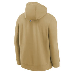 Tan Washington Wizards Youth 2025/26 City Edition Club Logo Fleece Hoodie | NBA