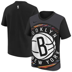 Black Brooklyn Nets Youth 2025/26 City Edition Max90 T-Shirt | NBA