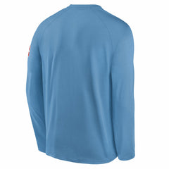 Light Blue Memphis Grizzlies Youth 2025/26 City Edition Dri-Fit Long Sleeve Game Top | NBA