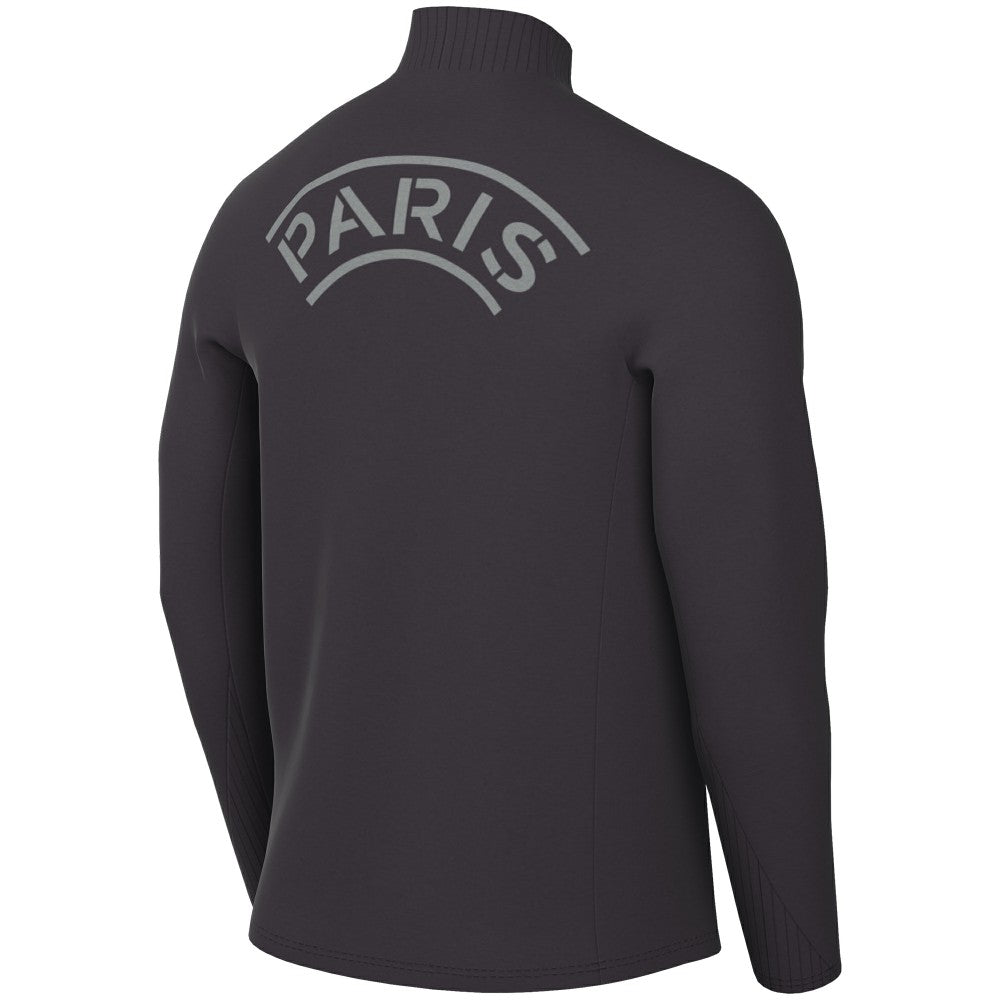 Paris Saint-Germain Strike Drill Quarter-Zip Long Sleeve Dri-FIT Top