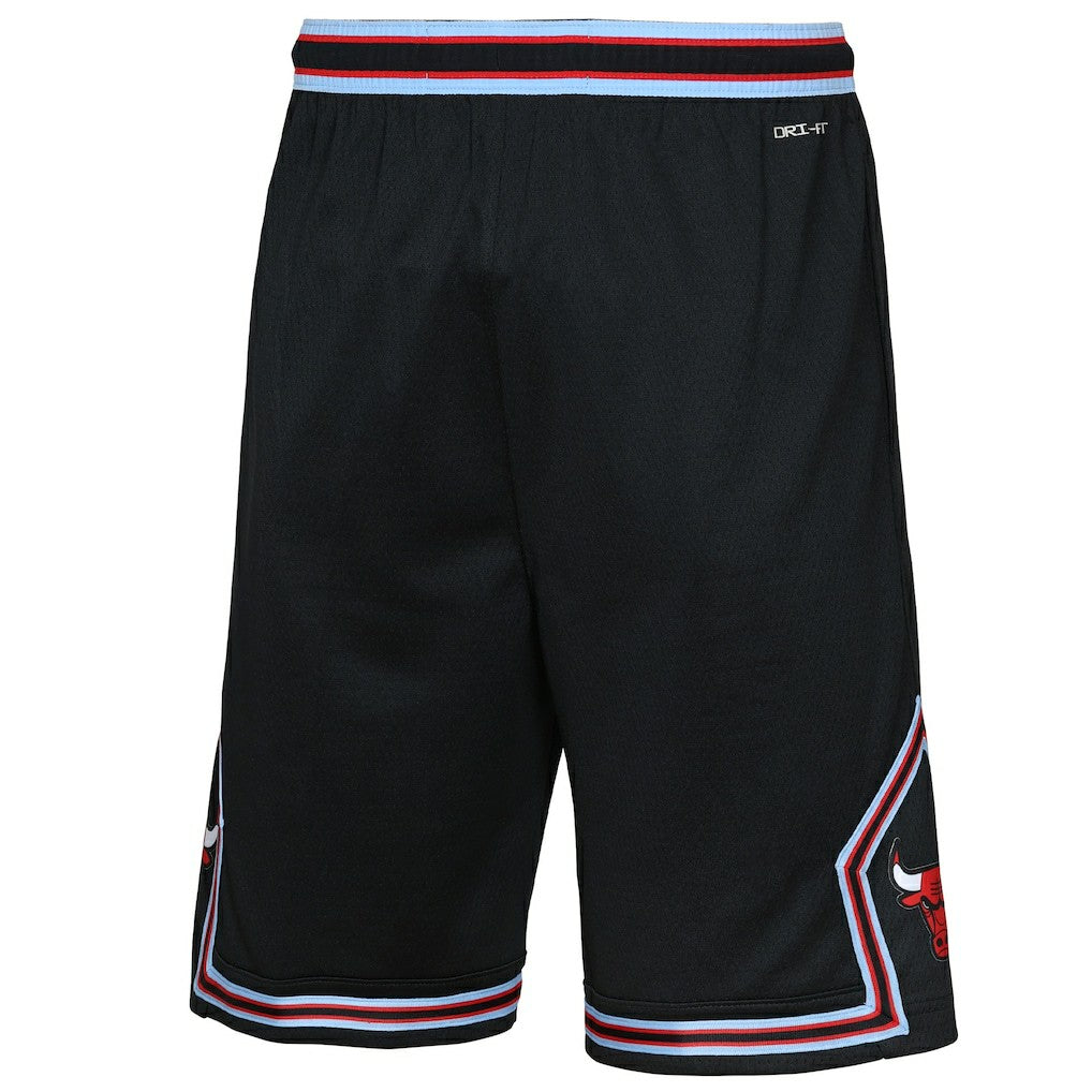 Black Chicago Bulls Youth 2025/26 City Edition Swingman Performance Shorts | NBA