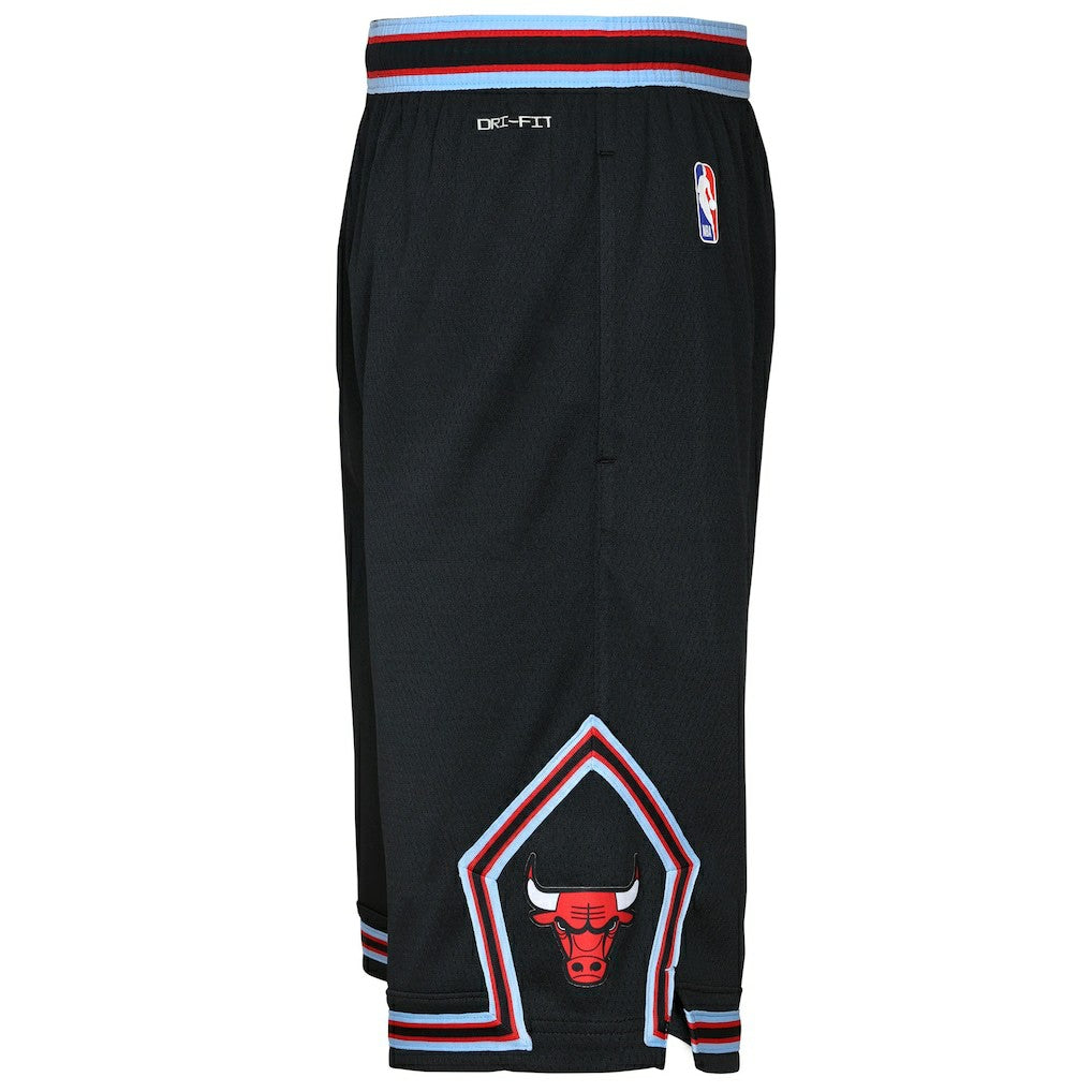 Black Chicago Bulls Youth 2025/26 City Edition Swingman Performance Shorts | NBA