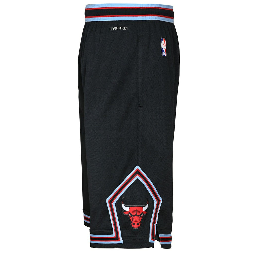 Black Chicago Bulls Youth 2025/26 City Edition Swingman Performance Shorts | NBA