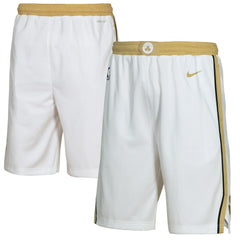 White Boston Celtics Youth 2025/26 City Edition Swingman Performance Shorts | NBA