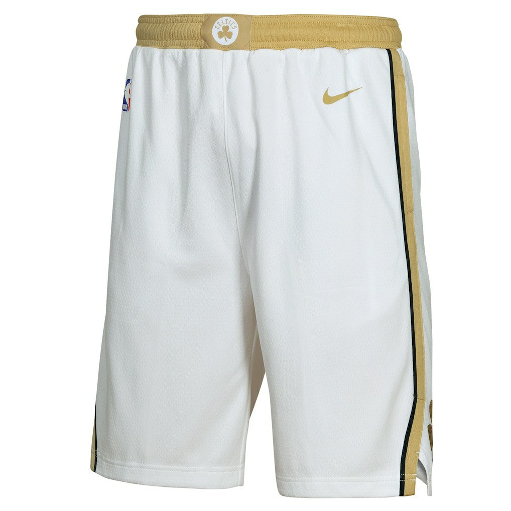 White Boston Celtics Youth 2025/26 City Edition Swingman Performance Shorts | NBA