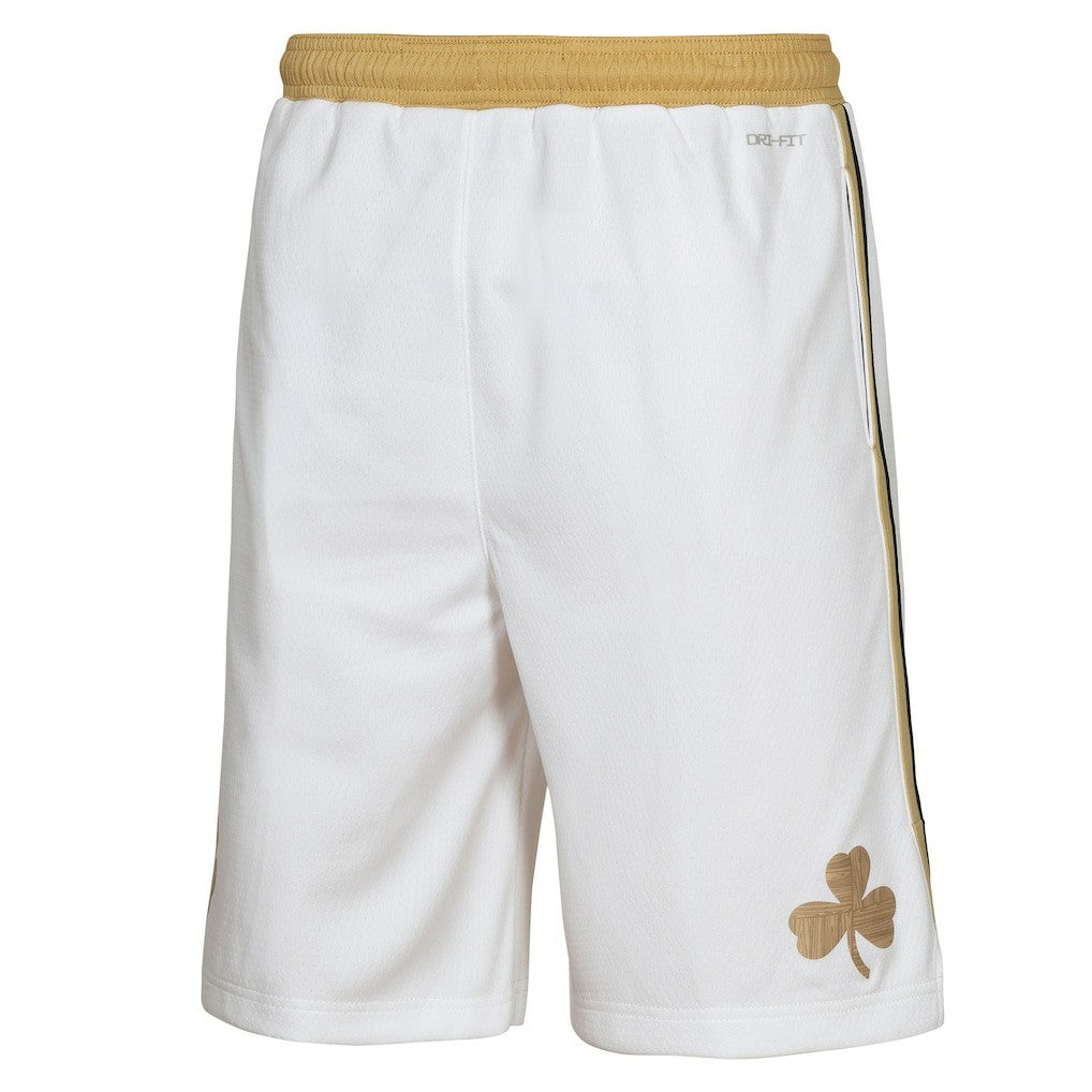 White Boston Celtics Youth 2025/26 City Edition Swingman Performance Shorts | NBA