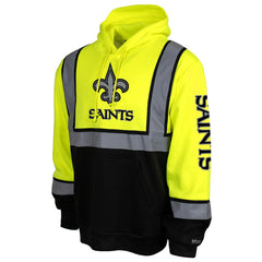 New Orleans Saints High-Visibility Safety Hooded Sweatshirt | NFL US