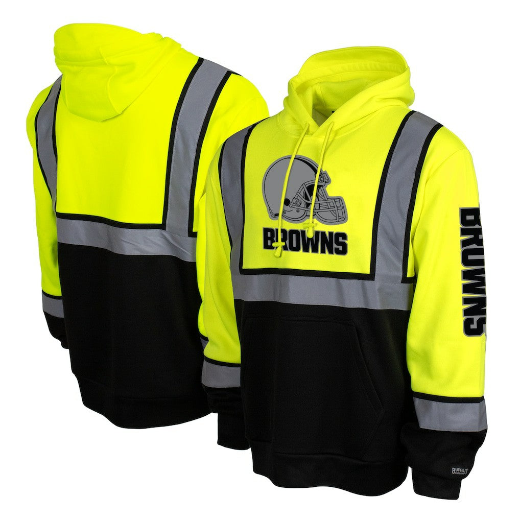 Cleveland Browns High-Visibility Safety Hooded Sweatshirt | NFL Sale