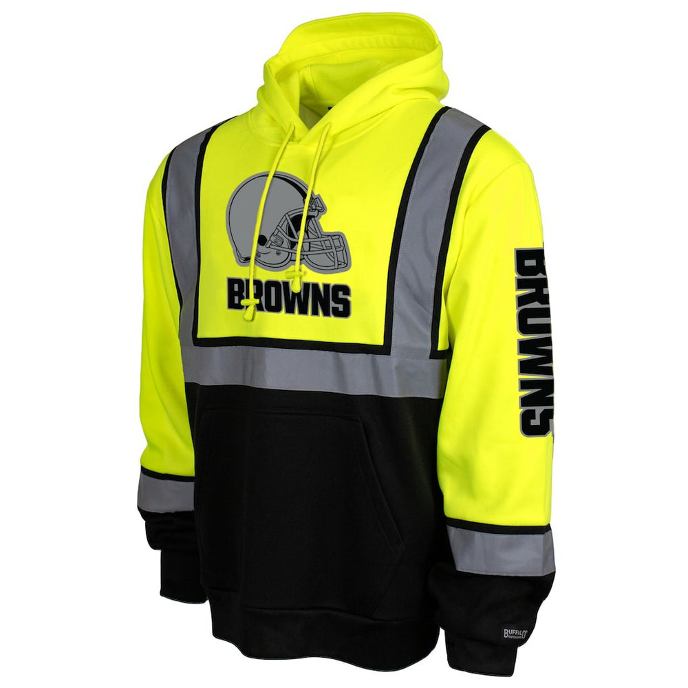 Cleveland Browns High-Visibility Safety Hooded Sweatshirt | NFL Sale