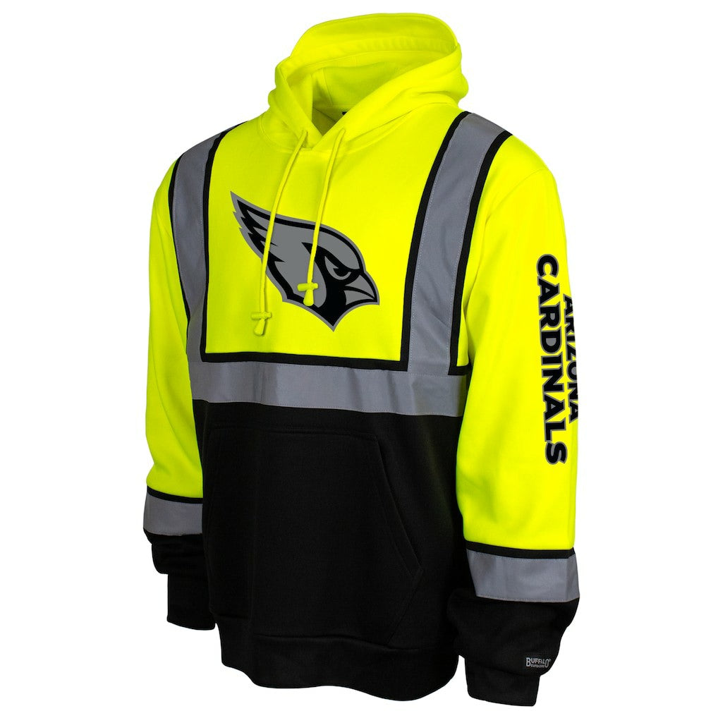 Arizona Cardinals High-Visibility Safety Hooded Sweatshirt | NFL Hot