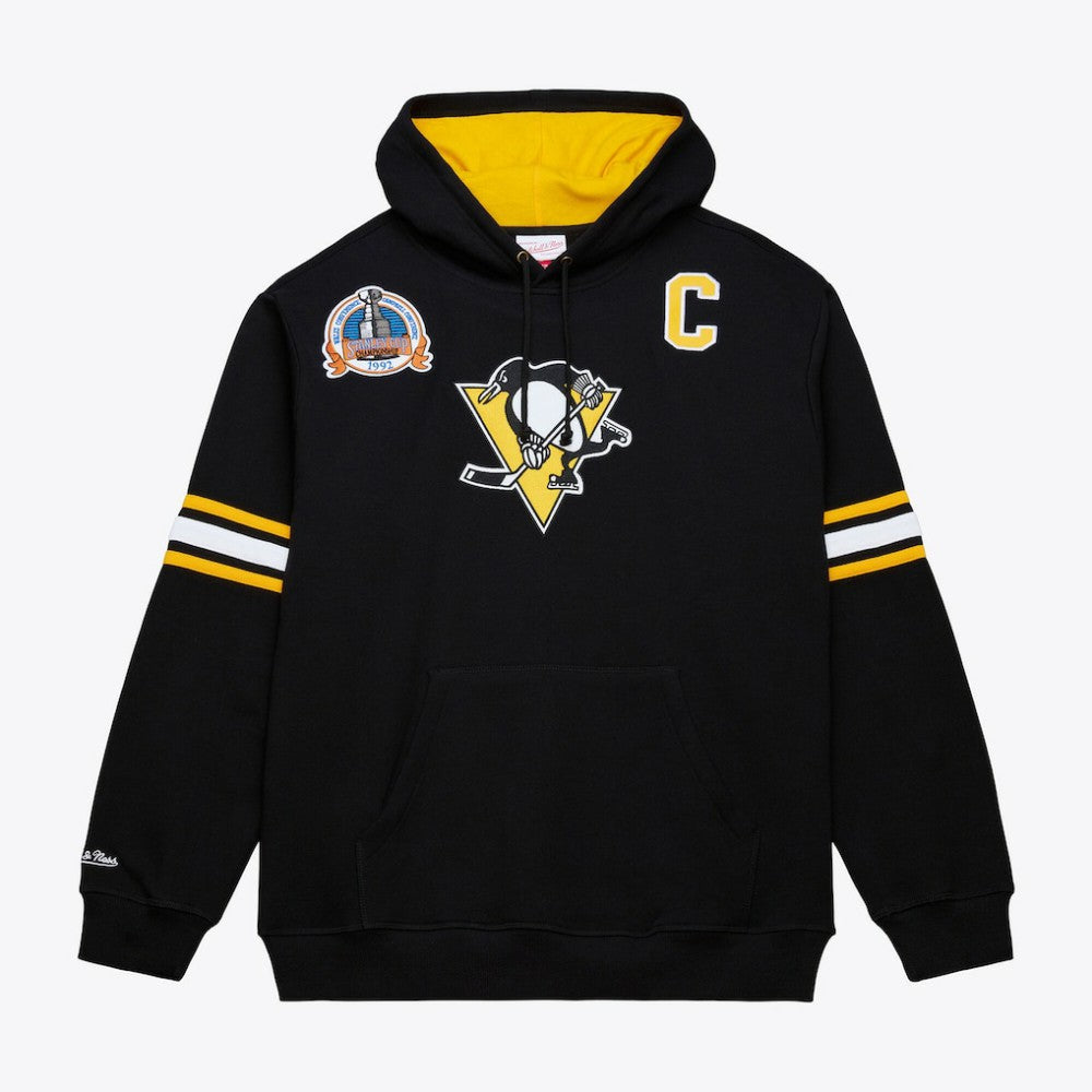 Mario Lemieux Pittsburgh Penguins Mitchell & Ness 1992 Name & Number Premium Pullover Hoodie -  NHL Hoodies