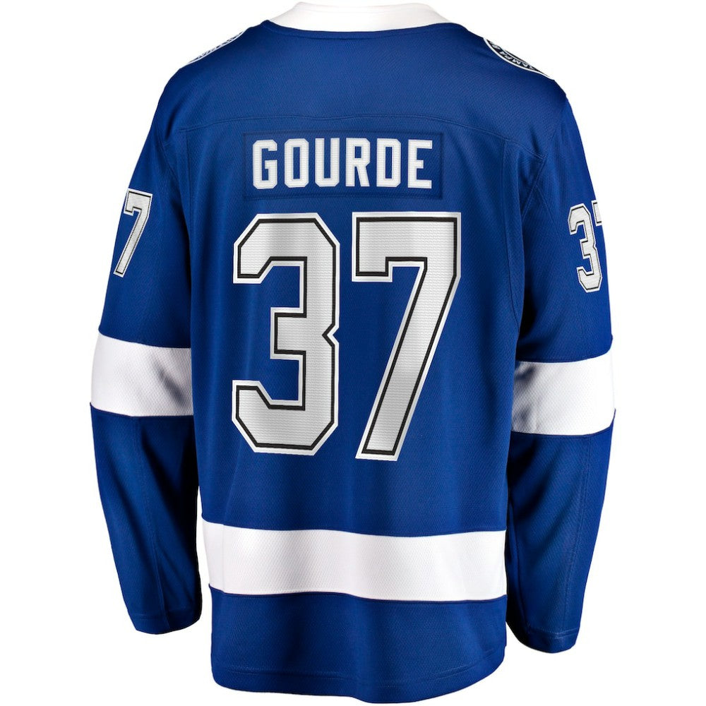Yanni Gourde Tampa Bay Lightning Fanatics Home Breakaway Jersey -  NHL Jerseys
