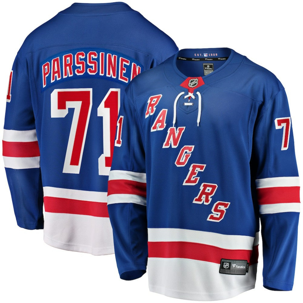 Juuso Parssinen New York Rangers Fanatics Home Breakaway Jersey -  NHL Jerseys