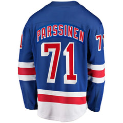 Juuso Parssinen New York Rangers Fanatics Home Breakaway Jersey -  NHL Jerseys