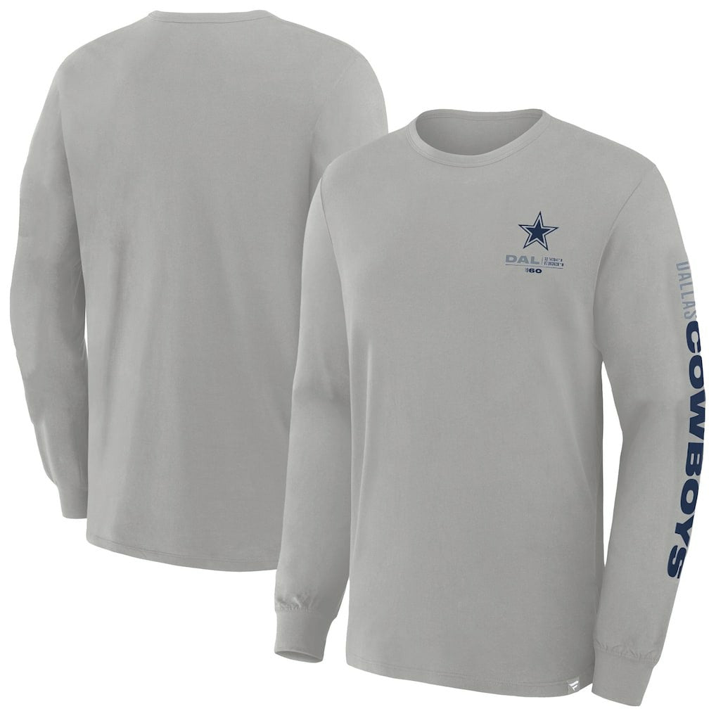 Dallas Cowboys Big & Tall Clock Management Legacy Long Sleeve T-Shirt | NFL Sale