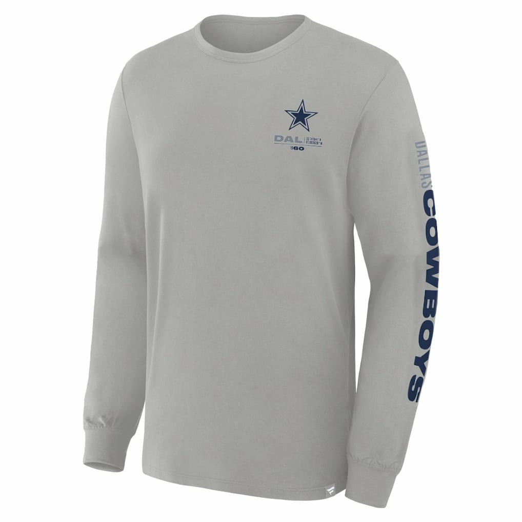 Dallas Cowboys Big & Tall Clock Management Legacy Long Sleeve T-Shirt | NFL Sale