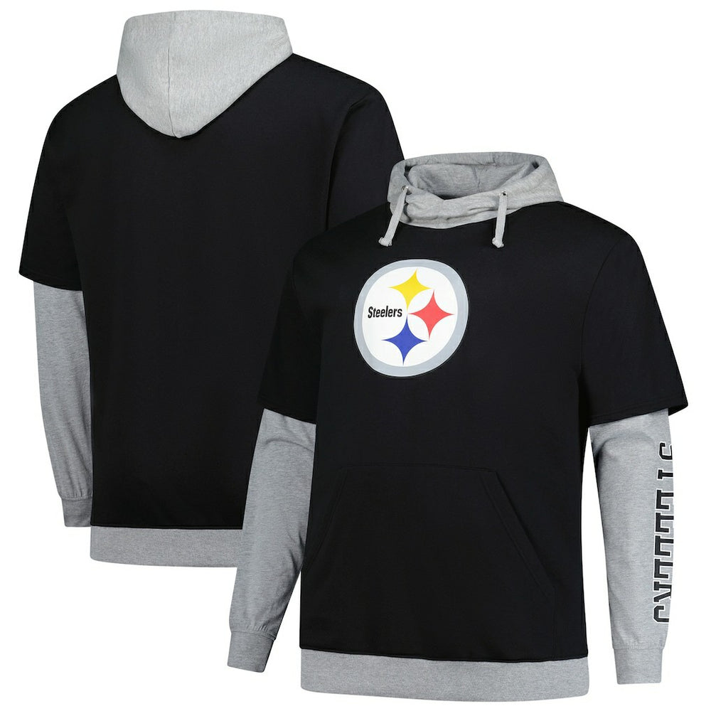 Pittsburgh Steelers Big & Tall Twofer Pullover Hoodie | NFL Near me