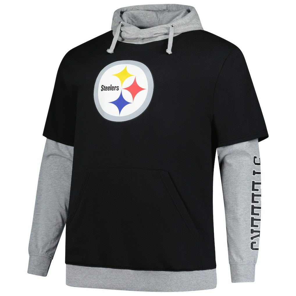 Pittsburgh Steelers Big & Tall Twofer Pullover Hoodie | NFL Near me