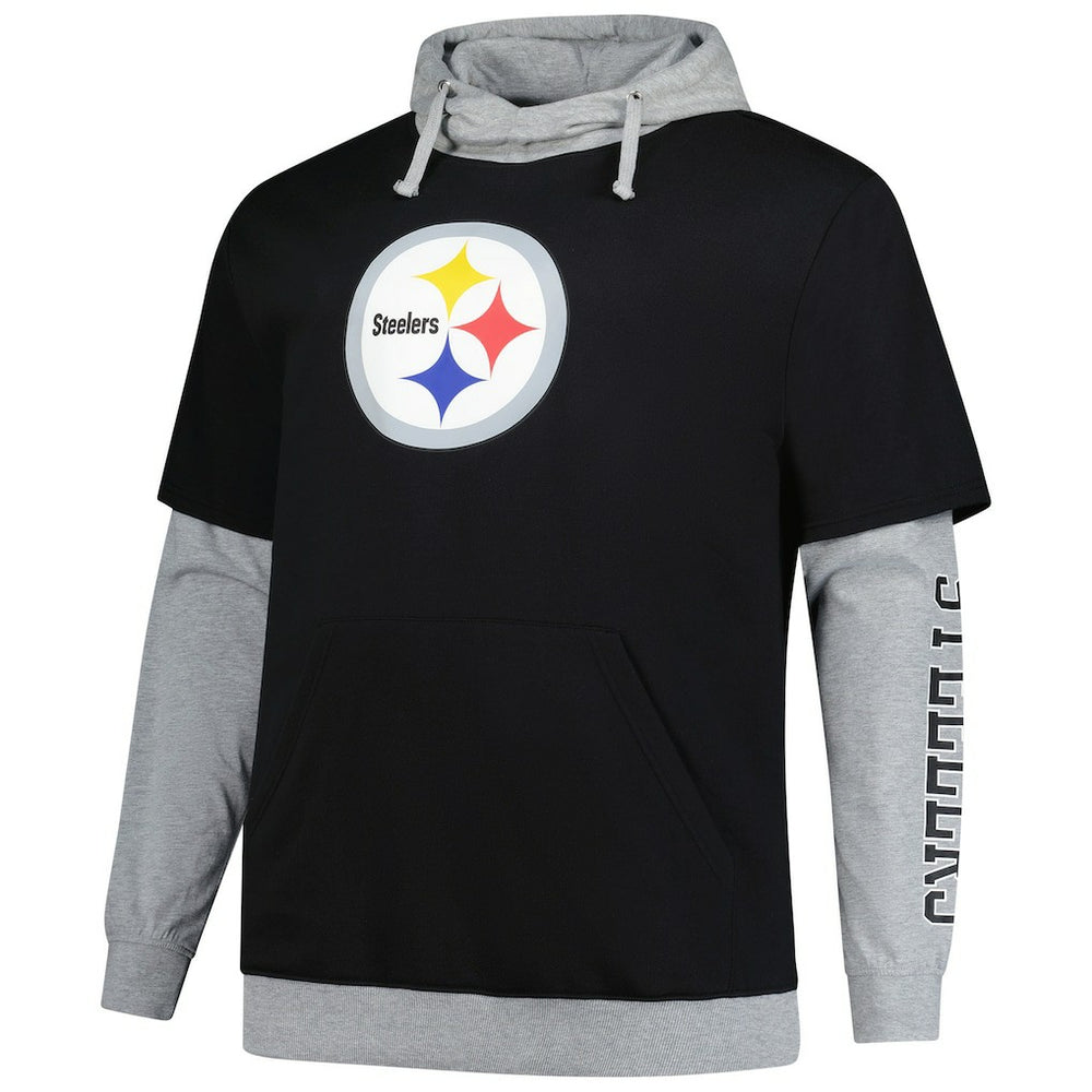 Pittsburgh Steelers Big & Tall Twofer Pullover Hoodie | NFL Near me