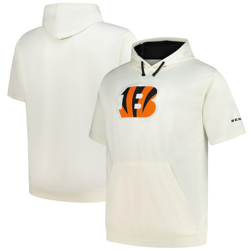 Cincinnati Bengals Profile Big & Tall Chest Print and Logo Short Sleeve Pullover Hoodie | NFL Online