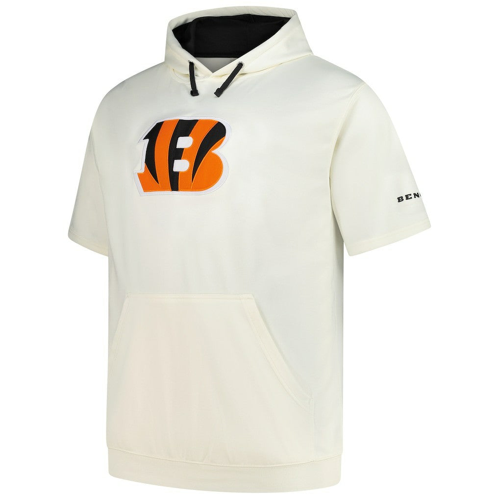 Cincinnati Bengals Profile Big & Tall Chest Print and Logo Short Sleeve Pullover Hoodie | NFL Online