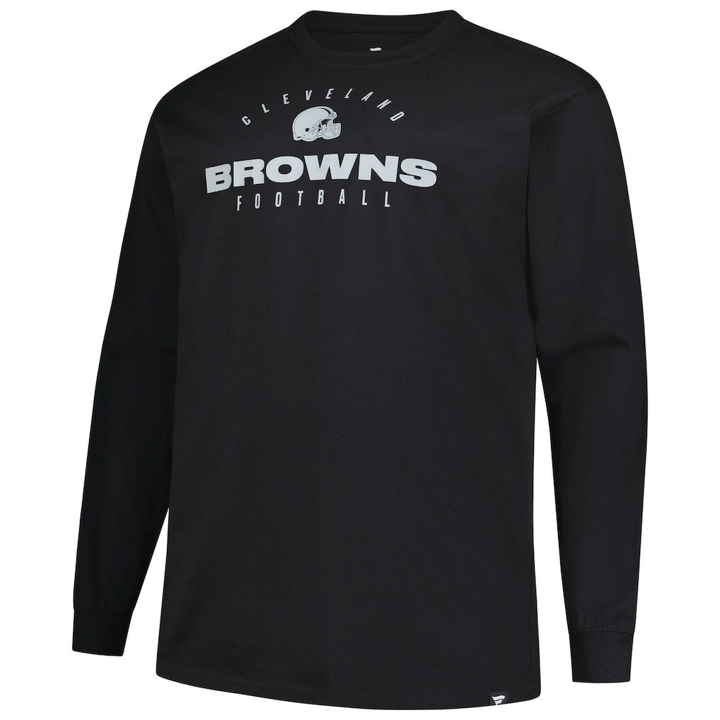 Cleveland Browns Big & Tall Coverage Scheme Long Sleeve T-Shirt | NFL Near me