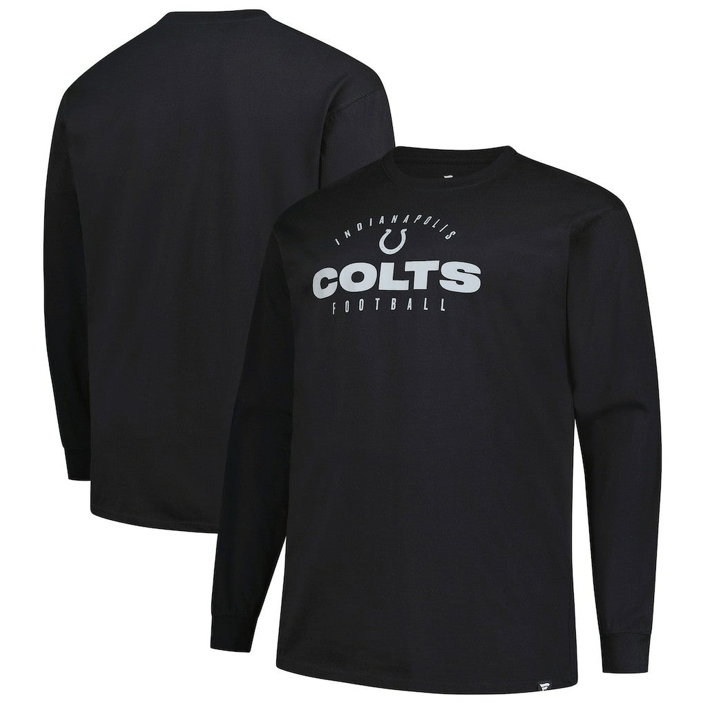 Indianapolis Colts Big & Tall Coverage Scheme Long Sleeve T-Shirt | NFL On sale